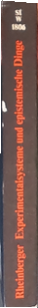 Experimentalsysteme und epistemische Dinge: eine Geschichte der Proteinsynthese im Reagenzglas